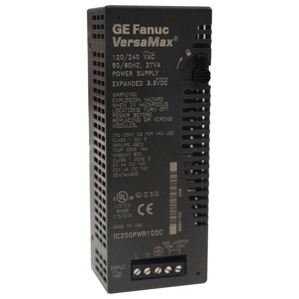 IC200PWR102C New GE Fanuc VersaMax Power Supply